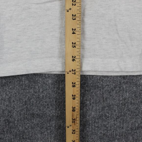 Ben Davis Shirt Mens Medium Heavy Duty Long Sleeve Pocket Ash Grey Workwear - Picture 9 of 11